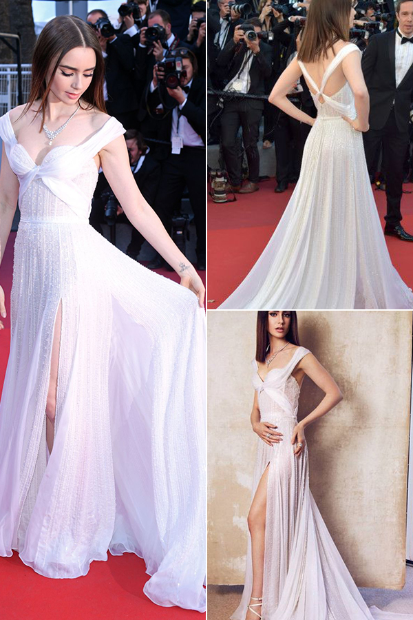 Długość podłogi Ivory Ladies Maxi Dress Bandażowa suknia Kobiety Elegancka cekinowa sukienka