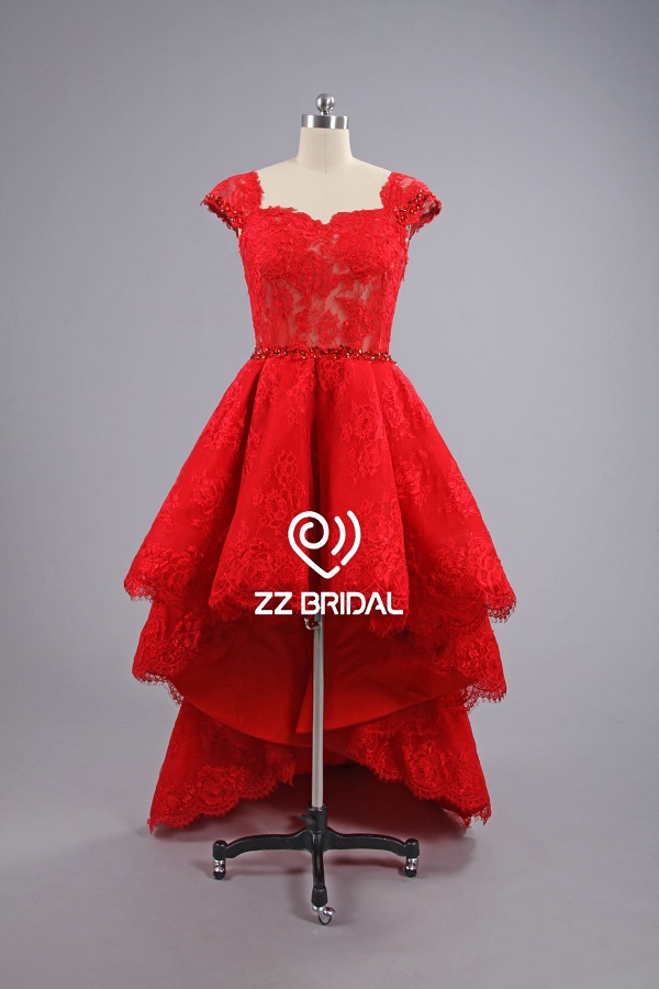 ZZ свадебное платье короткая задняя крышка