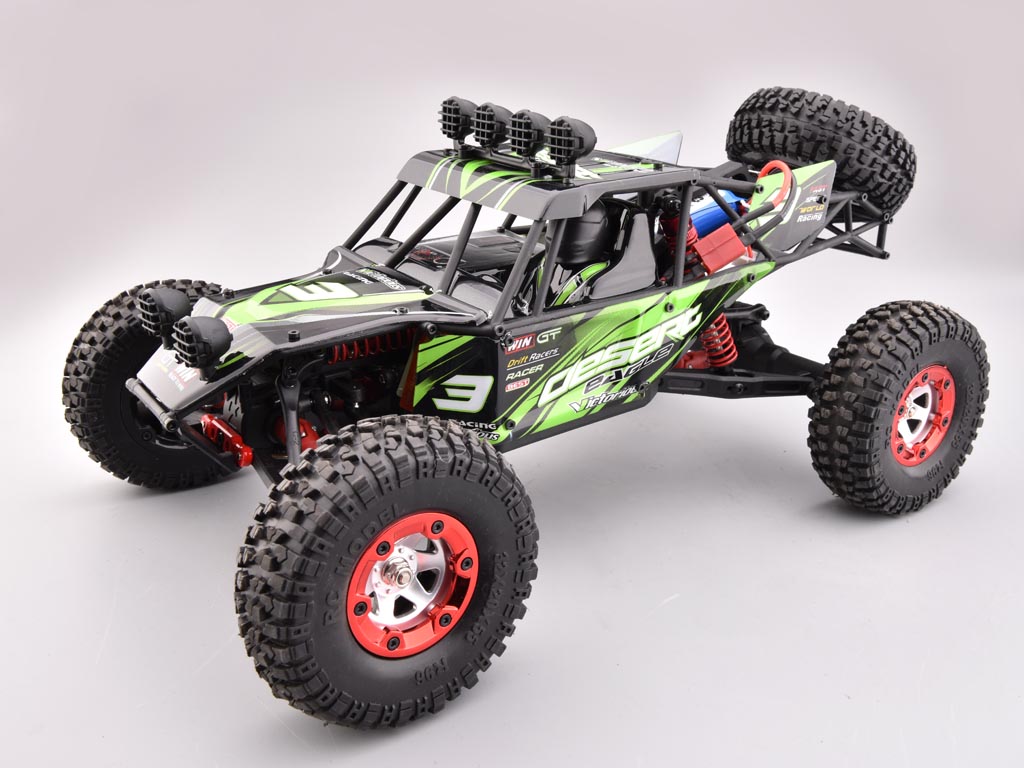 01.12 2.4GHz 4WD Voll Proportional RC High Speed ​​Car Wüste Off-Road Truck