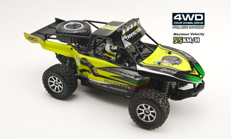 01:18 2.4GHz 4WD RC Monster Truck Con Full Digital proporzionale