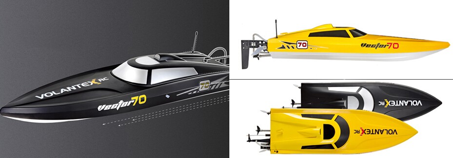 2.4G 2CH Remote Control Boat mit Pinsel High Speed ​​Boat SD00315074