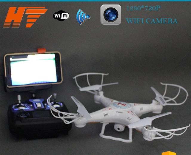 2.4G 4 canales 6 Axis Control Remoto FPV Quadcopter con cámara HD RTF Mode CF