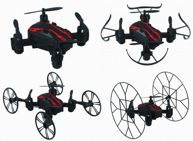 2.4G 6-assige gyro Nano Drone Quadcopter 4 IN 1