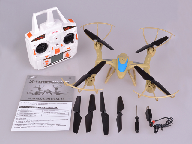 2.4G 6-Axis Gryo Quad-helicóptero Con Headless Modo Rodillo 3D Una tecla Retorno
