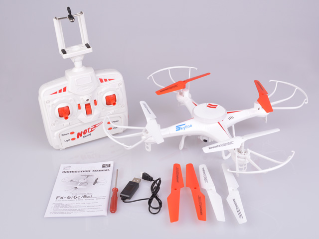 2.4G Middle Size Wifi Quadcopter Met FPV HD Camera & Video Met Licht