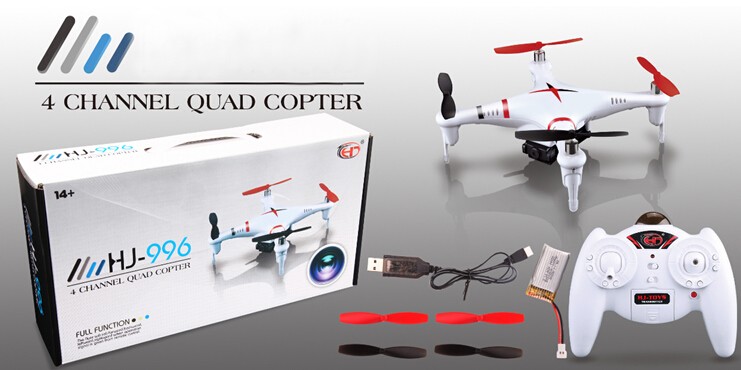 2.4G RC quadcopter MET WIP FUNCTIE GYRO 1.0MP CAMERA