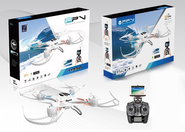 2.4G4CH 6-Axis WIFI Controle Quadcopter Gyro Met Lichten & REAL TIME