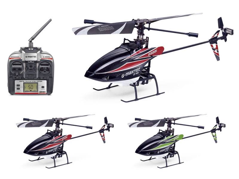 2.4GHz 4.5 Ch rc helicóptero de aleación sola hoja de helicóptero