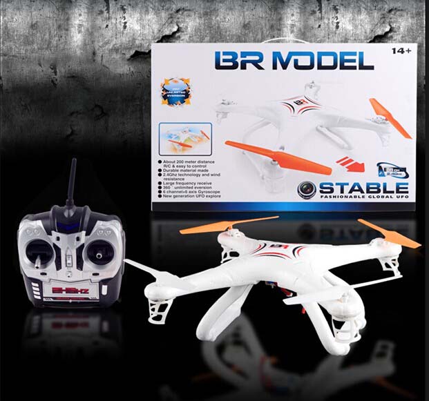 2.4GHz 6 Channel RC Aircraft Quadcopter with 0.3MP HD Camera SD00326687