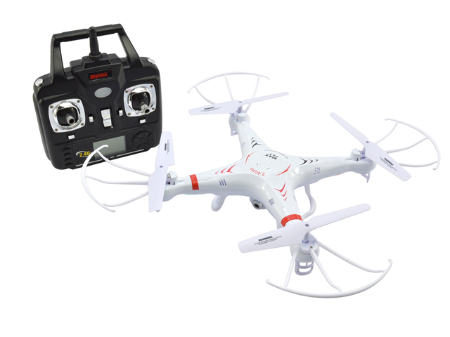 Modo de 2.4GHz RC Headless Quadrotor Com HD Camera VS Syma x5C RC Drone