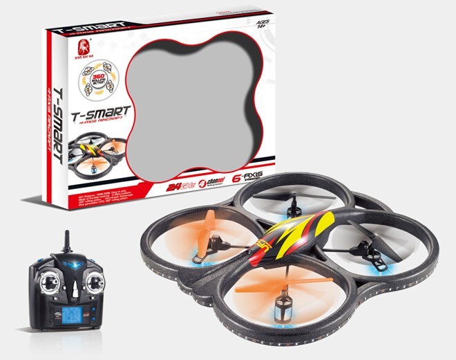 2.4Ghz 6 AXIS RC Quadcopter met 2.0MP Camera + Gyro