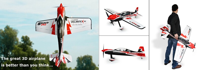 2.4Ghz 6CH Brushless  RFT  Sbach 342 RC Model Airplane Toys SD00323584