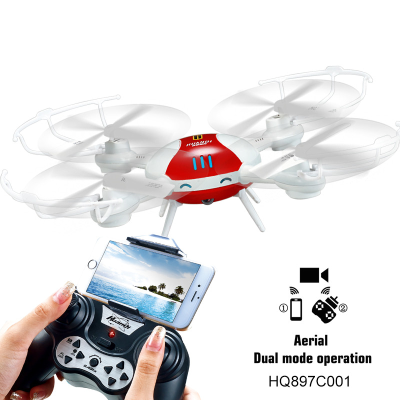 2016 nuovo commercio all'ingrosso 2.4G WIFI Rc Drone con 0.3MP telecamera aerea Dual Mode di funzionamento con i giocattoli in modalità senza testa per i bambini