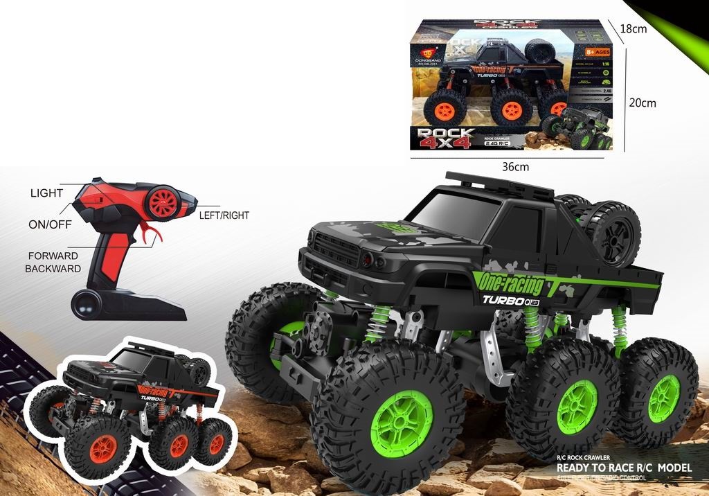 2019 Singdatoys nuovo 1:16 6 ruote 4WD RC rock cralwer Truck