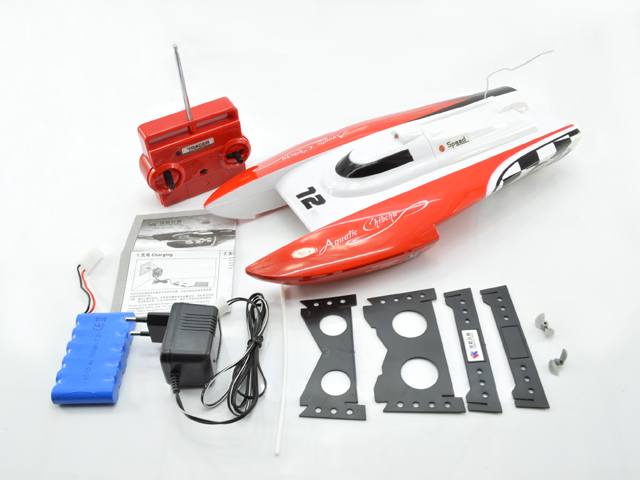 3 CH 40 CM RC alta velocidad juguetes en barco para los niños de alta potencia RC Racing Barco SD00291512