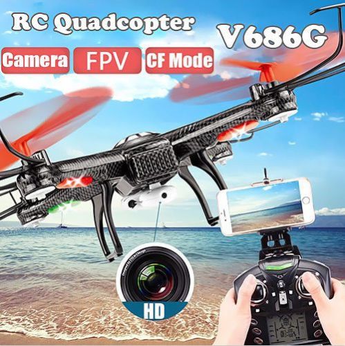 FPV WiFi Headless Mode 4CH 6-Axis Gyro RC Quadcopter with Camera