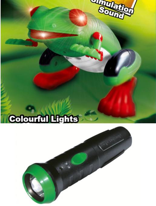 滑稽的红外遥控青蛙玩具为孩子