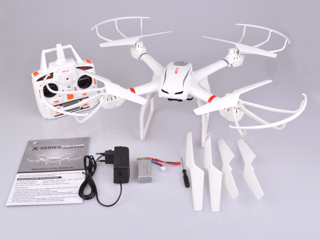 White Color 2.4G 6-Axis Gryo Big RC Drone With Headless Mode & One Key Return