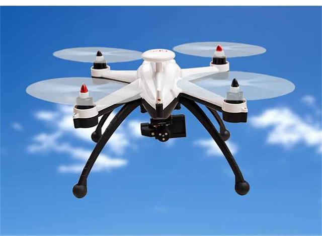 O mais novo! 2.4G 6CH 6 Axis Gyro 3D RC Drone Com HD Camera GPS e Modo Headless RTF