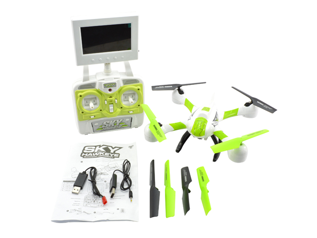 Quadcopter Afstandsbediening Toy met camear 5.8G 4CH Real-time Video Transmisson Aerocraft quadcopter + 4G momery kaart