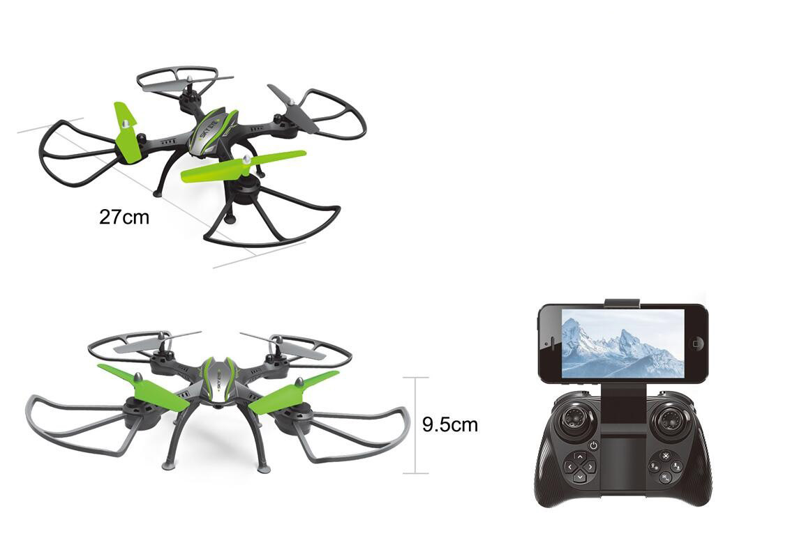 Singda Toys 2019 2.4G RC Quadcopter con cámara WIFI 0.3MP y control de altitud