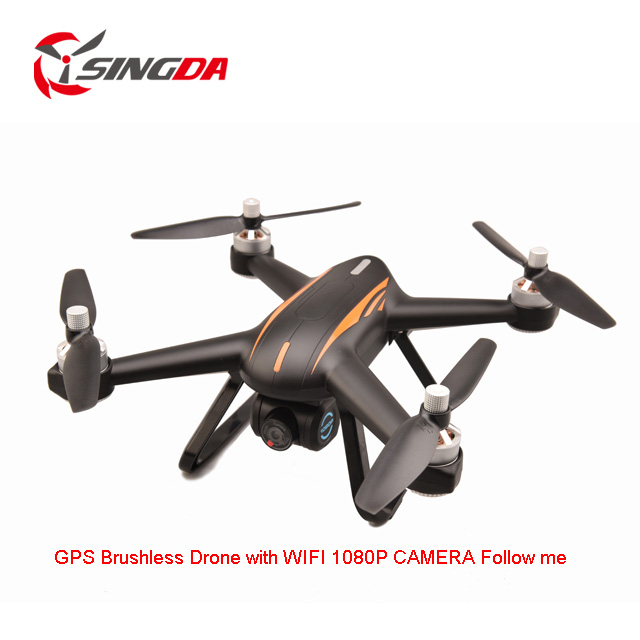 Singda novo X-200 GPS drone com motor sem escova, câmera 1080P em um eixo Gimbal