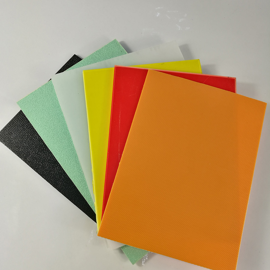 Placa plástica high-density colorida do HDPE do polietileno de 1mm 2mm 3mm