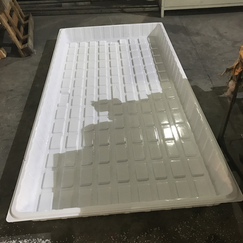 China Baratas bandejas hidropónicas plásticas de 3x6 4x6 4x8 ABS HIPS en venta