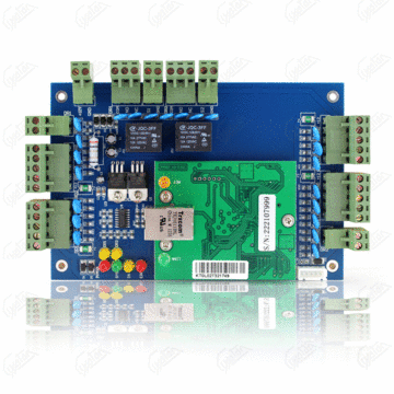 2 door controller TCP/IP weigand rfid access control board DH7002