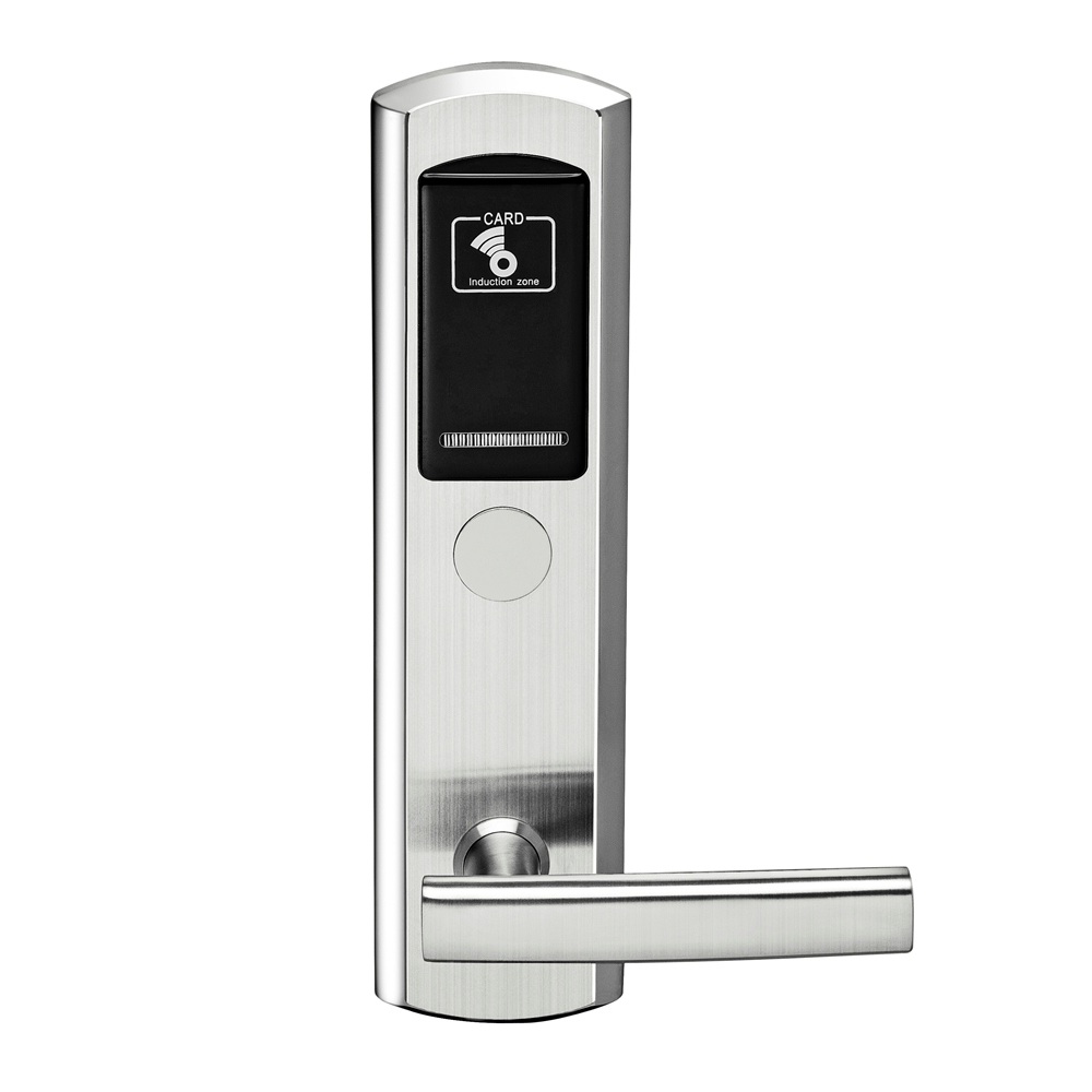全304不锈钢RFID卡刷卡电子酒店门锁DH8181-Y