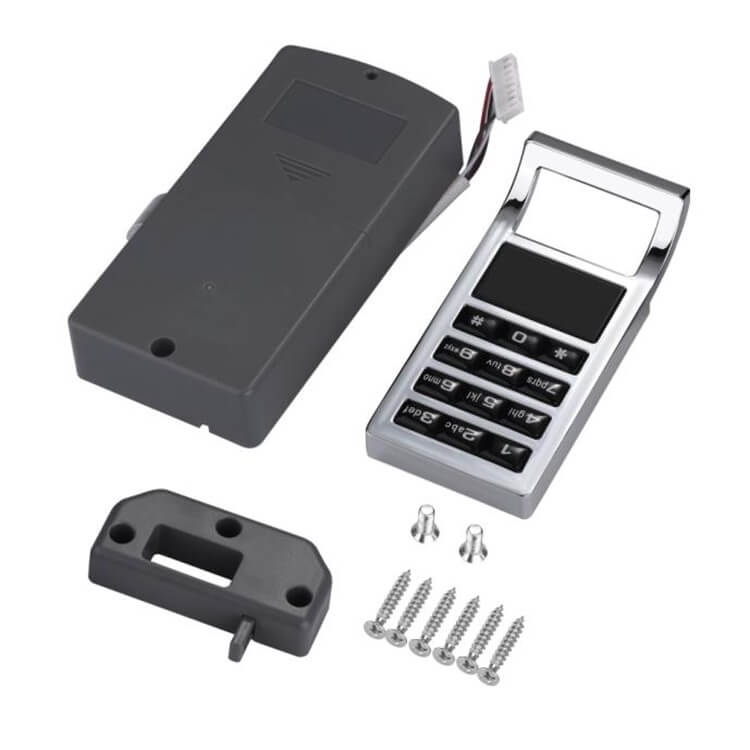 Udohow Hotsale数字电动RFID卡键盘代码柜锁DH113