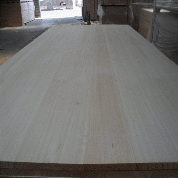 20/27MM Bleached paulownia edge glued board used for coffin door frame