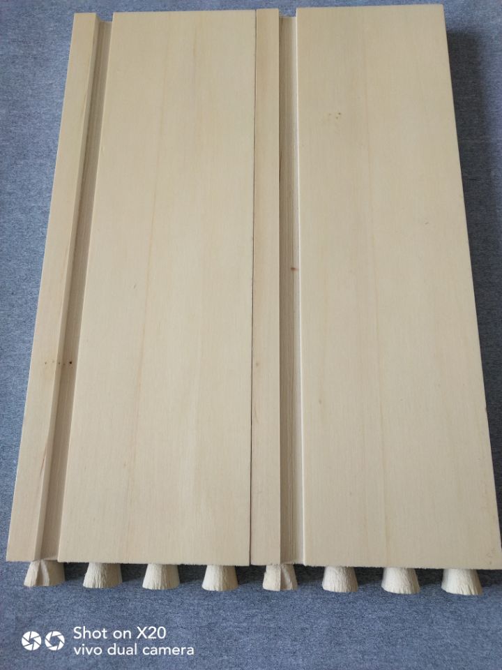 China poplar/birch drawer panel with UV finished and groove