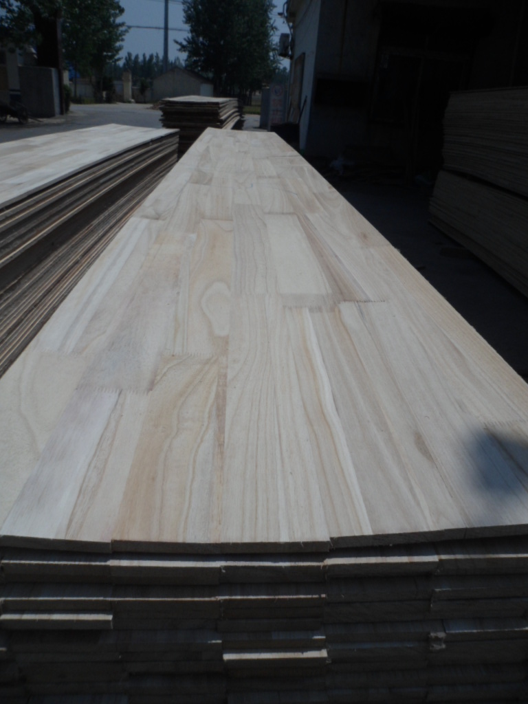 paulownia laminated panel with 70mm thickness