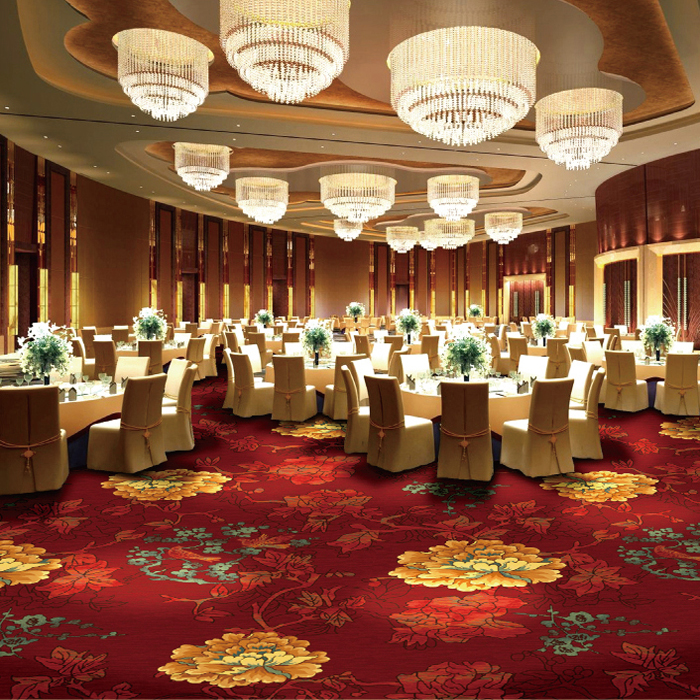 Customized Design Printed Carpet for Banquet Hall Hotel Room