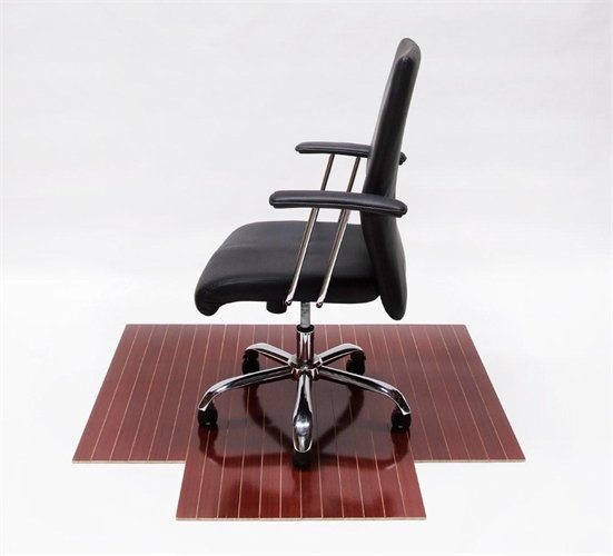 Durable Vinyl Bamboo Chair Mat