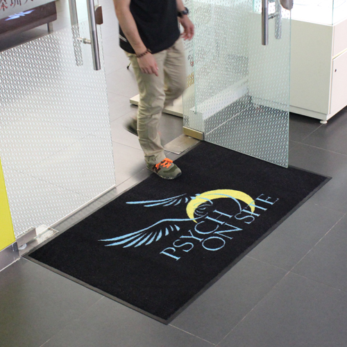 Printed Dust Control Advertising Logo Mat with High Quality