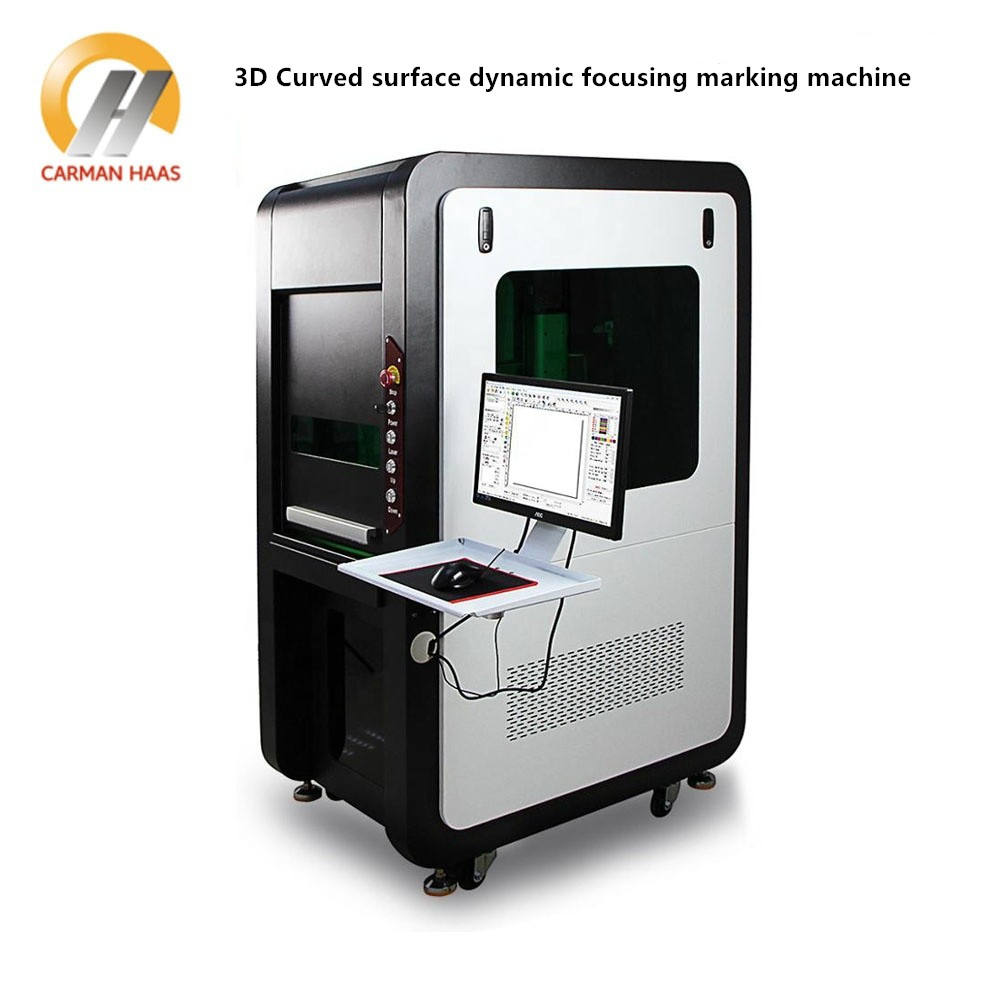 3D Fiber Laser Engraving Machine Curved Surface and Dynamic Focusing Laser Marking Machine