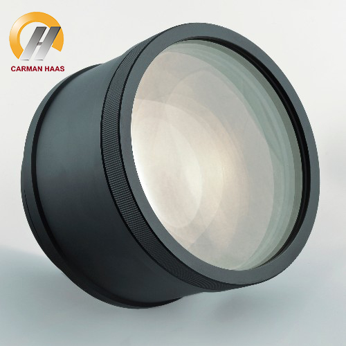 532nm TELECENTRIC F-THETA Tarama Lensi üreticisi, 532nm Nanosaniye lazer kesim Cam Kesimi için tedarikçi