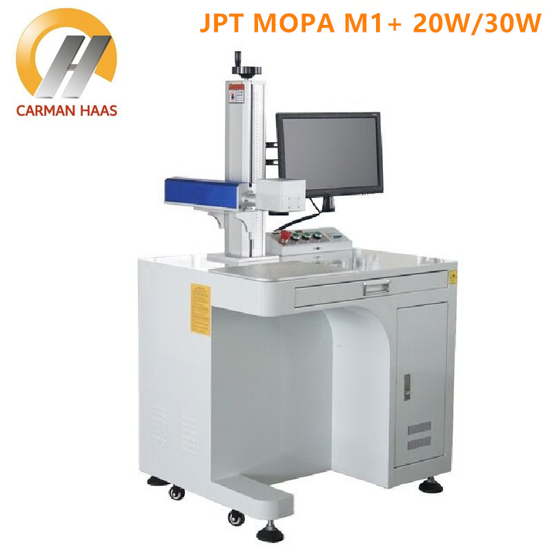 JPT Mopa M1 M6 fiber color laser marking machine supplier laser printer for stainless steel color marking