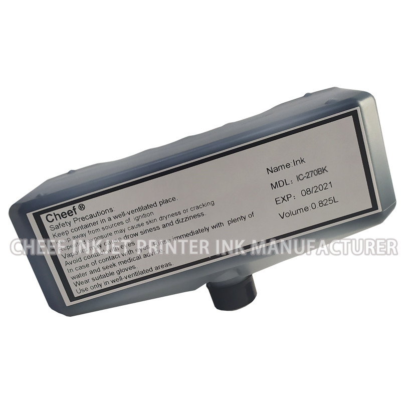 Industrial coding ink IC-270BK fast dry coding ink for Domino