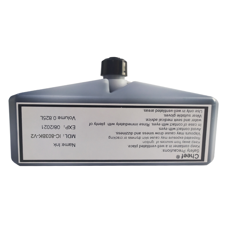 Tinta de codificação industrial IC-803BK-V2 tinta seca rápida e baixo odor para Dominó