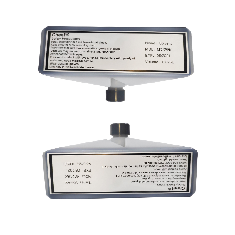 Tintenstrahldrucker Verbrauchstintenlösungsmittel MC-228BK für Domino-Tintenstrahldrucker