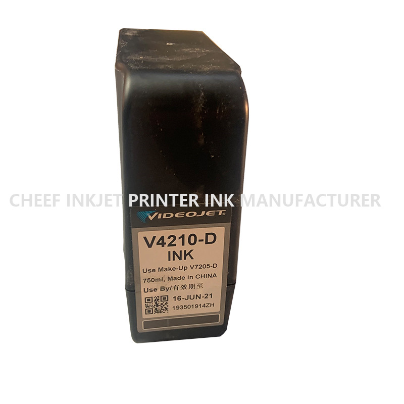 Consumibles para impresoras de inyección de tinta Ink V4210-D para impresora de inyección de tinta Videojet