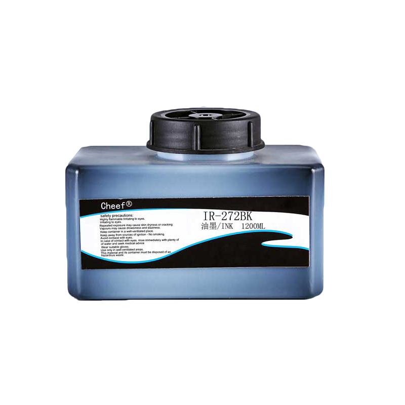 Inkjet printer tinta consumable IR-272BK para sa domino tinta cij tinta