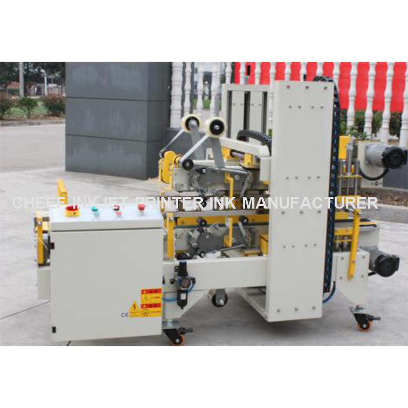 Inkjet printer peripheral equipment semi-automatic corner sealing machine cf-hpg-50l