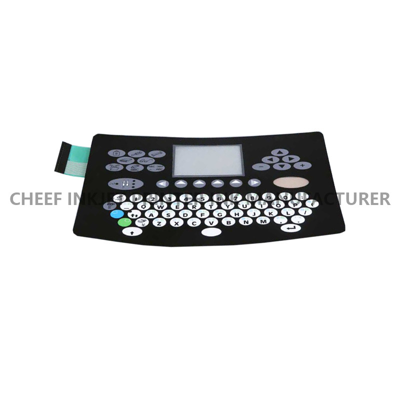 Repuestos para impresoras de inyección de tinta Serie A película de cubierta de teclado inglés de pantalla grande 36676 para impresora de inyección de tinta Domino