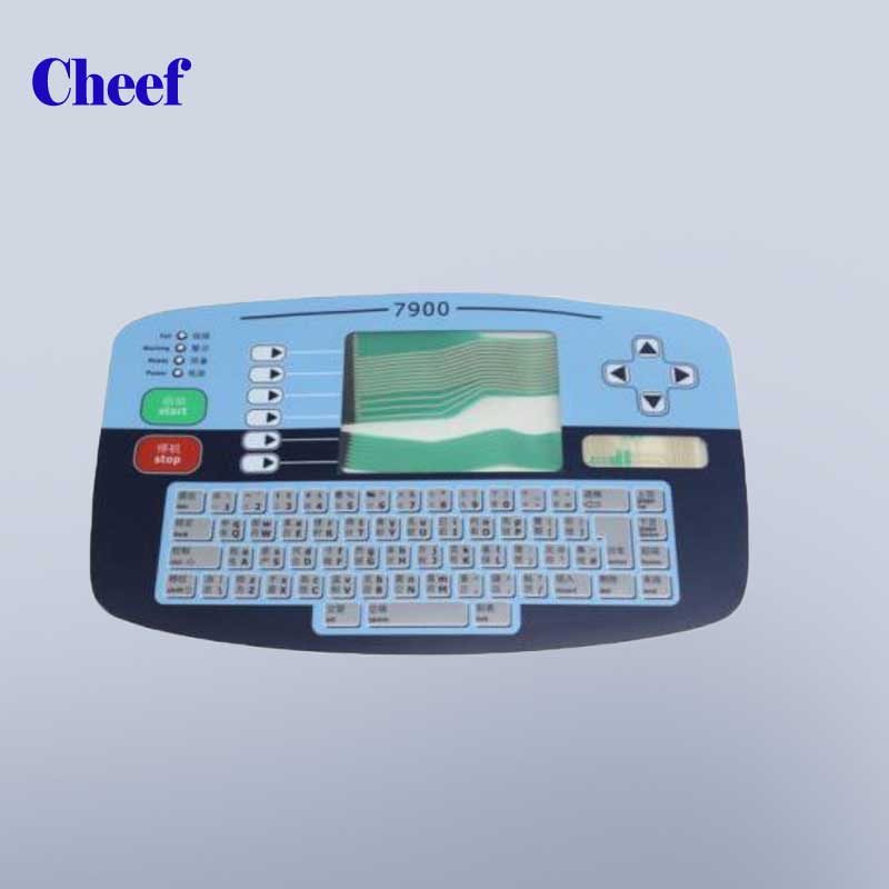 Impresión de membrana de teclado chino PL1462 para impresora de marcado Linx 7300