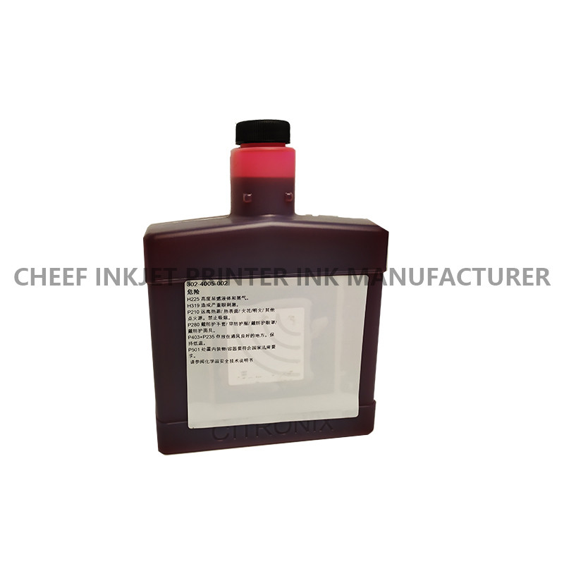 Tinta roja para impresoras de inyección de tinta ci3000 / ci1000 302-4005-002 para Citronix