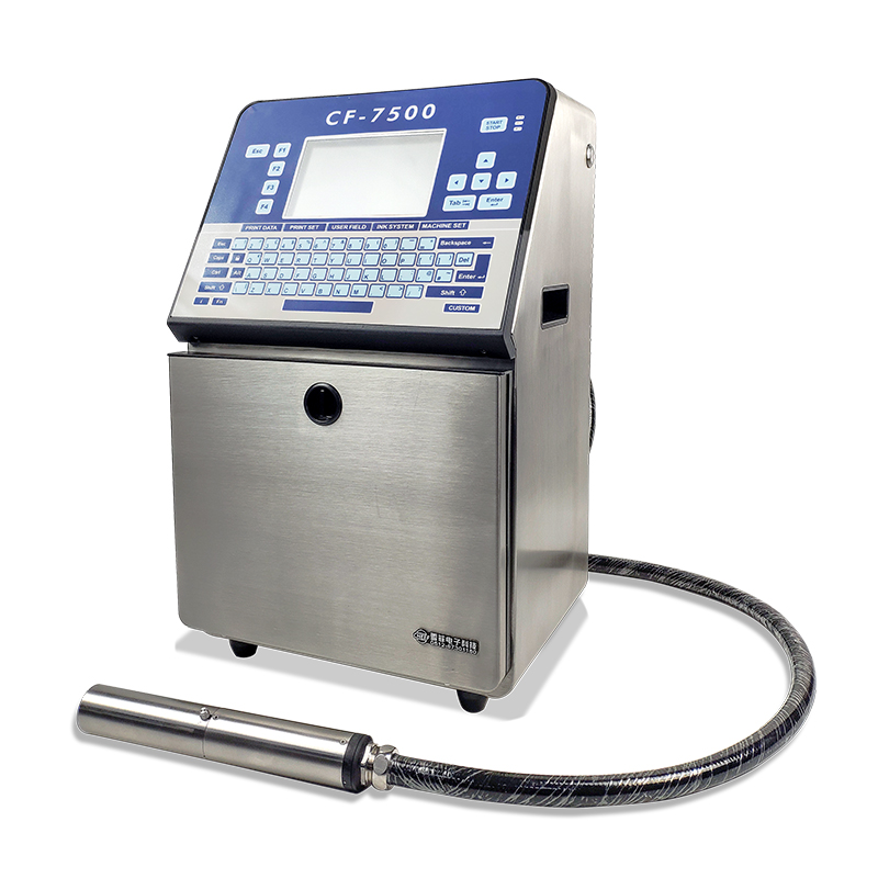 Tıbbi çanta kodlama ve işaretlemek için çağrı makinesi ile Küçük karakter inkjet yazıcı 7500